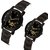 Skylark Hubby  Wifey Couple watch Dial Stainless Steel Chrome Plated Analog watch Analog Watch - For Couple