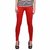 COTTON LYCRA LEGGINGS (RED)