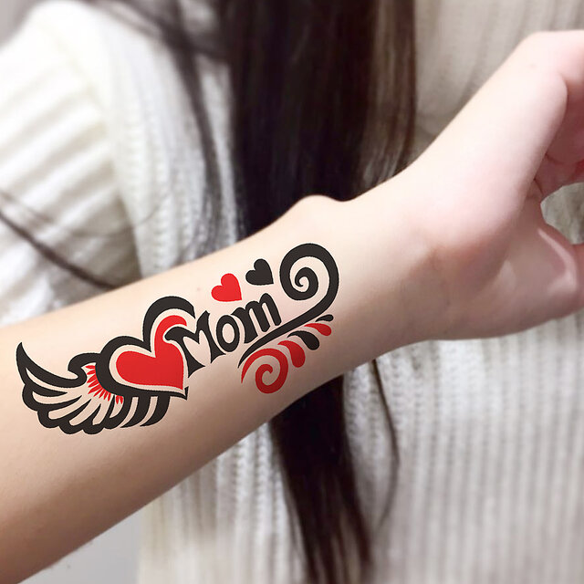 Temporary Tattoos Hearts Fake Henna Amazing Raymond