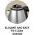 SkyKitchen Scarlett Stainless Steel Energy Saving Fast Electric  2.0L Kettle (With Concealed Element and Detachable Powe
