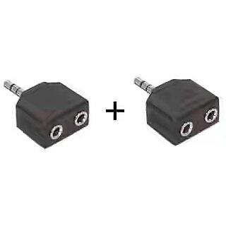 3.5mm Stereo Male to 2 x 3.5 mm Stereo Female Splitter 2 Pieces Product Description