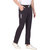 Leebonee Men's PC Terry Solid Steel Grey Track Pant with Side Zip Pockets and Back Pocket