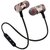 Premium Wireless Bluetooth Red Sports Magnet Headset with mic