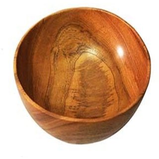 Agri club Neem Wood Plate with Inner Bowl  Handmade  100 Natural