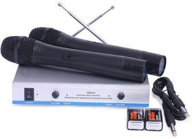 EASTAR WLM-1600 2-IN-1 VHF DUAL HANDLED WIRELESS MICROPHONE WITH RECIEVER