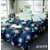 Crown Queen 200 TC Glace Cotton Double Bedsheet With 2 Pillow Covers  King Size ( 90x90 inch (Multicolor)
