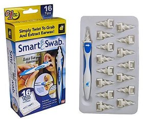 Right traders Ear Cleaner Smart Swab Disposable Ear Wax Cleaner System Electric Ear Cleaner Electric Ear Cleaner
