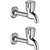 Drizzle Conti Long Body Bib Cock Brass, Bathroom Tap With Quarter Turn, Foam Flow (Pack of 2 Pieces)