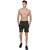 Leebonee Men's Solid Signature Dri Fit Four Way Lycra Shorts with Side Zip Pockets