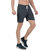 Leebonee Men's Sports Dri Fit Four Way Lycra Shorts with Side Zip Pockets