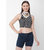 Get Wrapped Printed Satin Neck Scarf for Women
