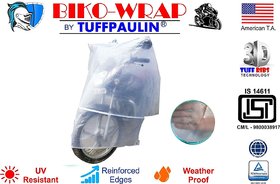 Tuffpaulin Tarpaulin Automobile Covers Bike Cover (Transparent)