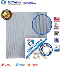 KEEP IT FRESH Tuffpaulin Tarpaulin Waterproof UV Treated Virgin Extra Strong 146112016 Approved (24 x18 FT, Silver)