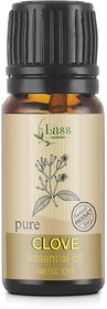 Lass Naturals Clove Essential Oil, 100 Natural  Pure, 10ml, for Hair Care, Acne, Toothache  Aroma Diffuser