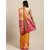 Meia Gold-Toned & Pink Silk Blend Woven Design Kanjeevaram Saree