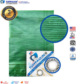 TUFFPAULIN Tarpaulin Waterproof UV Treated 100 Virgin Extra Strong Quality 250 MICRONS (15FTX12FT,Green)