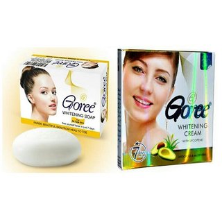                       Original Pakistani Goree Whitening Cream 30gm +Goree soap (1+1)                                              