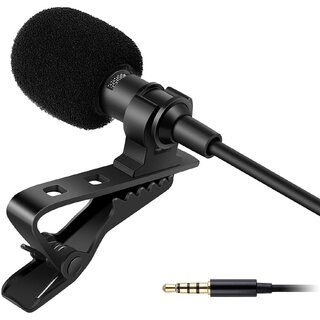 Anoint India Collar Mic 3.5 mm For You tube, Collar Mike For Voice Recording, Lapel Mic Mobile, Pc, Laptop, Android