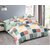 Home Artists Glace Cotton Printed Double Bed Bedsheet with 2 Pillow Cover - 90x100 Inches (VibrantChecks). TC130