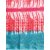 Meia Coral Red & Blue Supernet Dyed Kota Saree