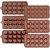 Mugdha Enterprise Silicon Chocolate Ice Mould Bakeware Tray Pack of 1