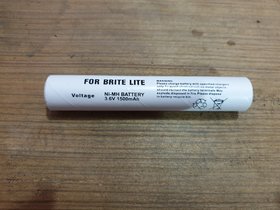 RECHARGEABLE BATTERY 3.6v -1500 MAH (WORK IN BRITELITE LED LIGHT TORCHES)big