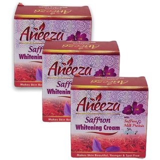                       Aneeza Saffron Whitening Cream 20g (Pack of 3)                                              