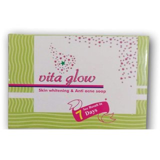                       Vita Glow Pimple Removal and Skin White Soap Pack - 2                                              