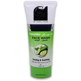                       BIO LUXE Whitening cucumber Face Wash 100 Gram                                              