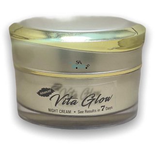                       Vita Glow Advance 100 Skin Whitening, Fairness Night Cream  (30 g)                                              