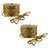 De-Ultimate Set Of 2 (18 Mtr) Golden Resham Zari Twisted Fancy Thread Dori Lace for Tailoring Sewing Bead Art