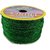 Uniqon Set Of 3 (18 Mtr) Green Resham Zari Twisted Fancy Thread Dori Lace for Tailoring Sewing Bead Art