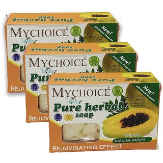                       My Choice Pure Herbal Soap For Pore Minimising (Pack of 3)                                              