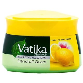 Buy Vatika Naturals Dandruff Guard Hair Styling Cream 140ml Online - Get  29% Off