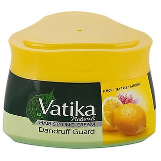 Buy Dabur Vatika Naturals Dandruff Guard Styling Hair Cream 140ml Online -  Get 29% Off