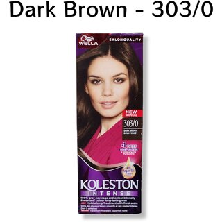                       Wella Koleston Hair Color 303/0, Dark Brown                                              