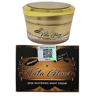                       Vita Glow Glutathion Skin Whitening Night Cream (30 g)                                              