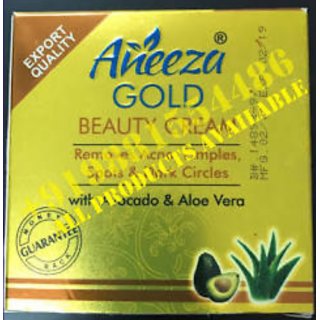                       Aneeza gold beauty cream for pimple acne and sport free fairness skin.                                              