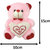 Adhvik (Size10x15cm) Multicolor (Set of 2) Cute Small Teddy Bear Soft Fluffy Fur Stuffed Toy for Kids, Girls