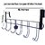 PLATIPUS over the door round Hook hanger and organiser (Black)