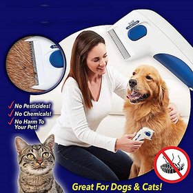 Right traders Lice Flea Remover Flea Controller Killer Electric Dog Comb Great Doctor for Dogs, Cats, Pet Cleaning Suppl