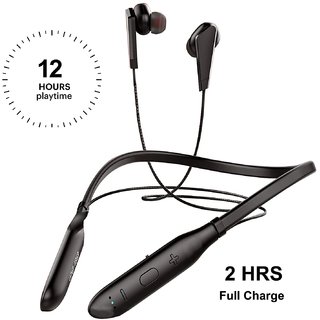 U&i Neckband in-Ear Wireless Earphones with 12 Hours Playtime IPX4 Sweatproof Headphones...