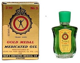 Gold Medal Medicated Oil 3ml Liquid  (3 ml)