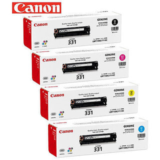 Canon 331 Toner Cartridge Pack of 4 For Use imageCLASS LBP7100Cn ,LBP7110Cw ,MF621Cn,MF628Cw,MF8210Cn ,MF8280Cw