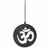 Gola International Feng Shui Metal 5 Pipes Wind Chime with Om for Positive Energy (Golden, Large)