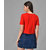 Raabta Red GOOD DAY Printed Half Sleeve T-Shirt