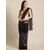 Meia Black Polycotton Silk Saree
