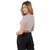 THE BLAZZE 1081 Women's Cotton Basic Solid Round Neck Slim Fit Cap Sleeve Saree Readymade Saree Blouse Crop Top T-S