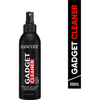 Mancode Gadget Cleaner 100ml, Multi-Purpose Disinfectant Spray, Removes Dirt  Grime, Leaves No Residue