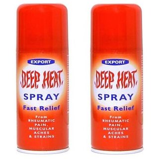 Deep Heat Pain Relief Spray #Imported  Pack oF 2  Spray  (150 ml)